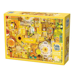 Yellow 1000 Piece Jigsaw Puzzle Cobble Hill (ONLINE ORDER ONLY)