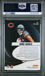 Graded 2024 Panini Donruss Rome Odunze #VORROD Vortex Rookie RC Football Card PSA 10 Gem Mint (ONLINE ORDER ONLY)