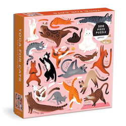 Yoga Cats 500 Piece Jigsaw Puzzle Galison (ONLINE ORDER ONLY)