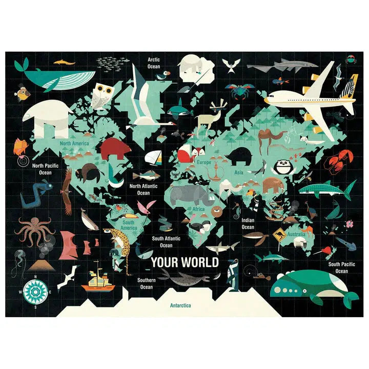 Your World 1000 Piece Jigsaw Puzzle Mudpuppy (ONLINE ORDER ONLY)