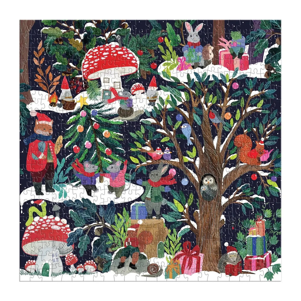 Yuletide Forest 500 Piece Jigsaw Puzzle Galison (ONLINE ORDER ONLY)