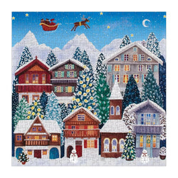 Yuletide Village 500 Piece Jigsaw Puzzle Galison (ONLINE ORDER ONLY)