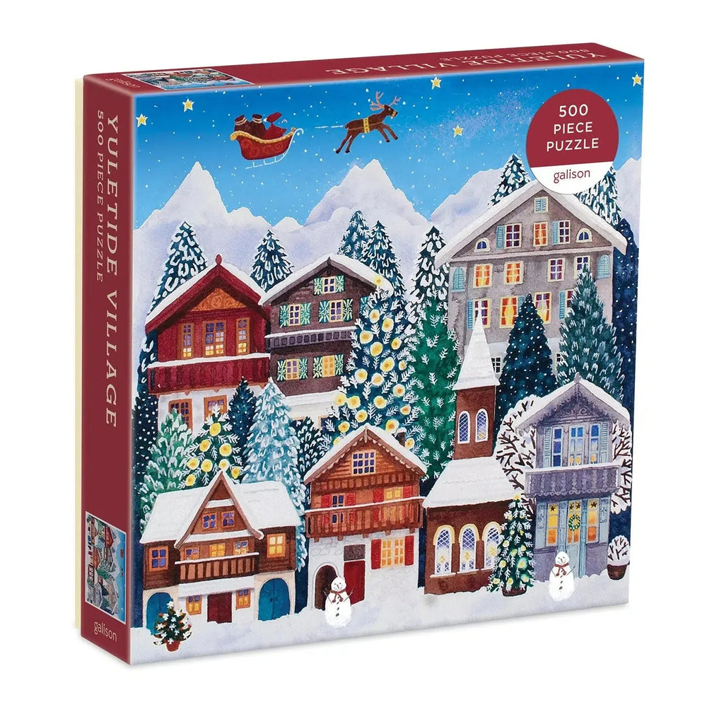 Yuletide Village 500 Piece Jigsaw Puzzle Galison (ONLINE ORDER ONLY)