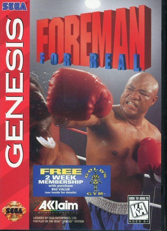 Foreman For Real (Sega Genesis) (ONLINE ORDER ONLY)