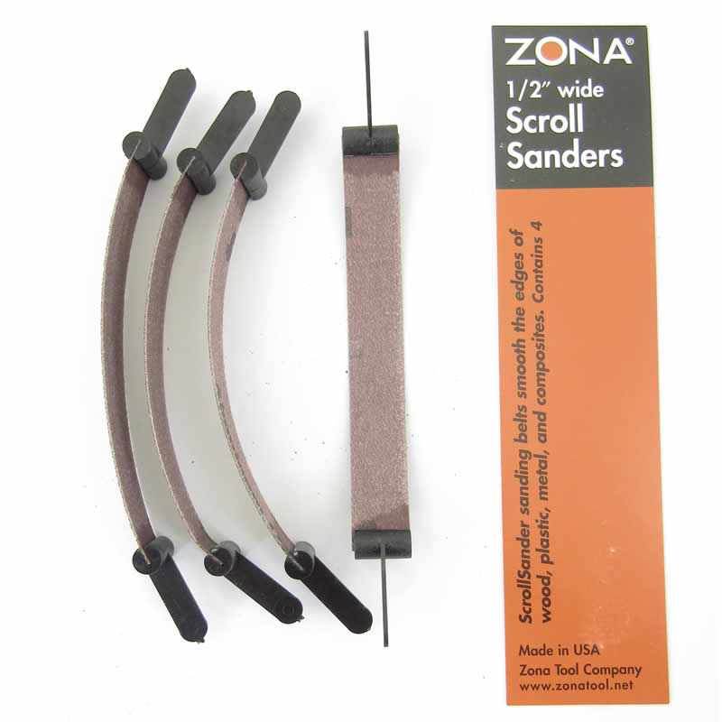 ZON36-532 Scroll Sanders 120 Grit .5in Wide Zona Tools (ONLINE ORDER ONLY)