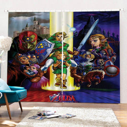 Zelda Curtains Cosplay Blackout Window Drapes for Room Decoration (Online Order Only)