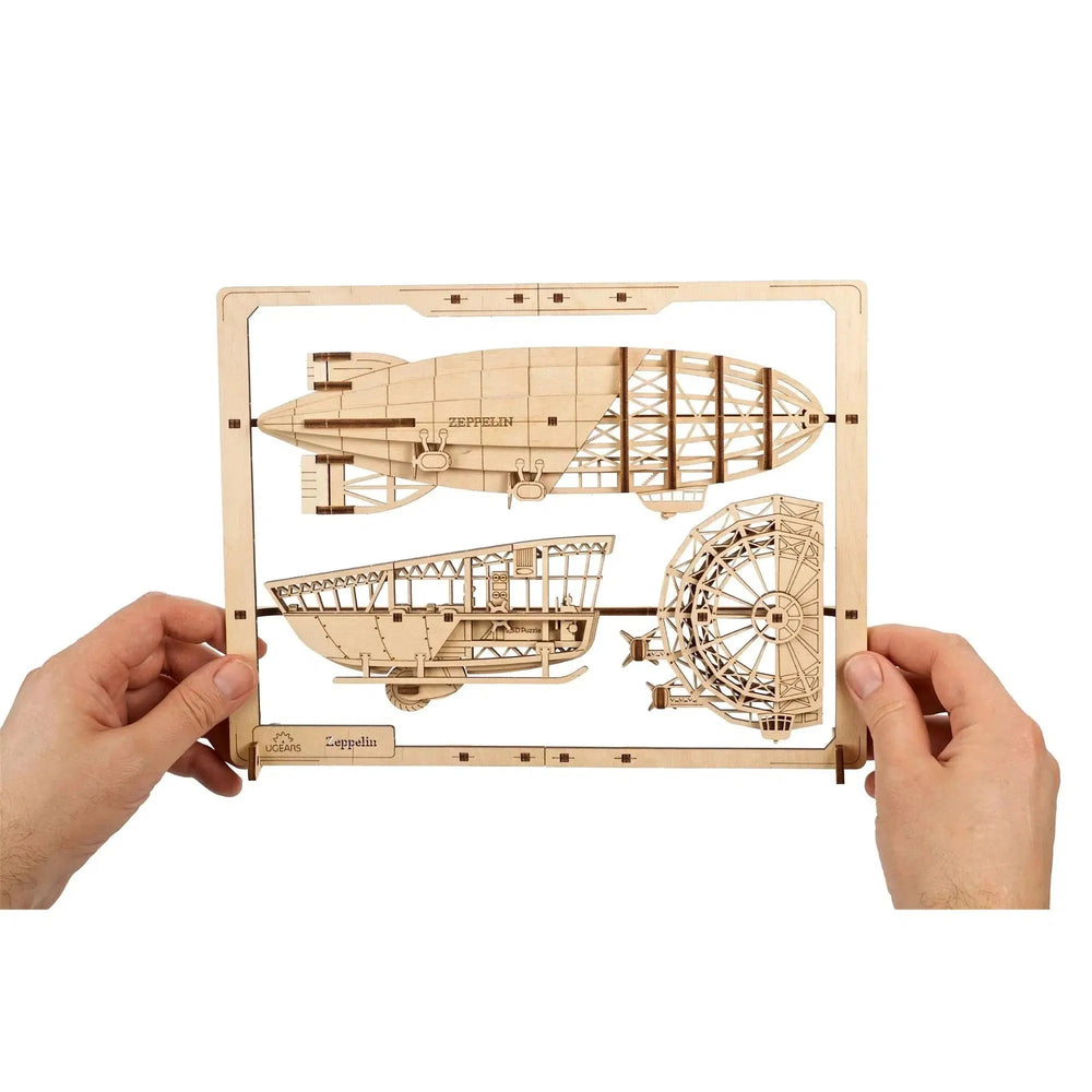 Zeppelin 2.5D Wood Model Kit UGEARS (ONLINE ORDER ONLY)
