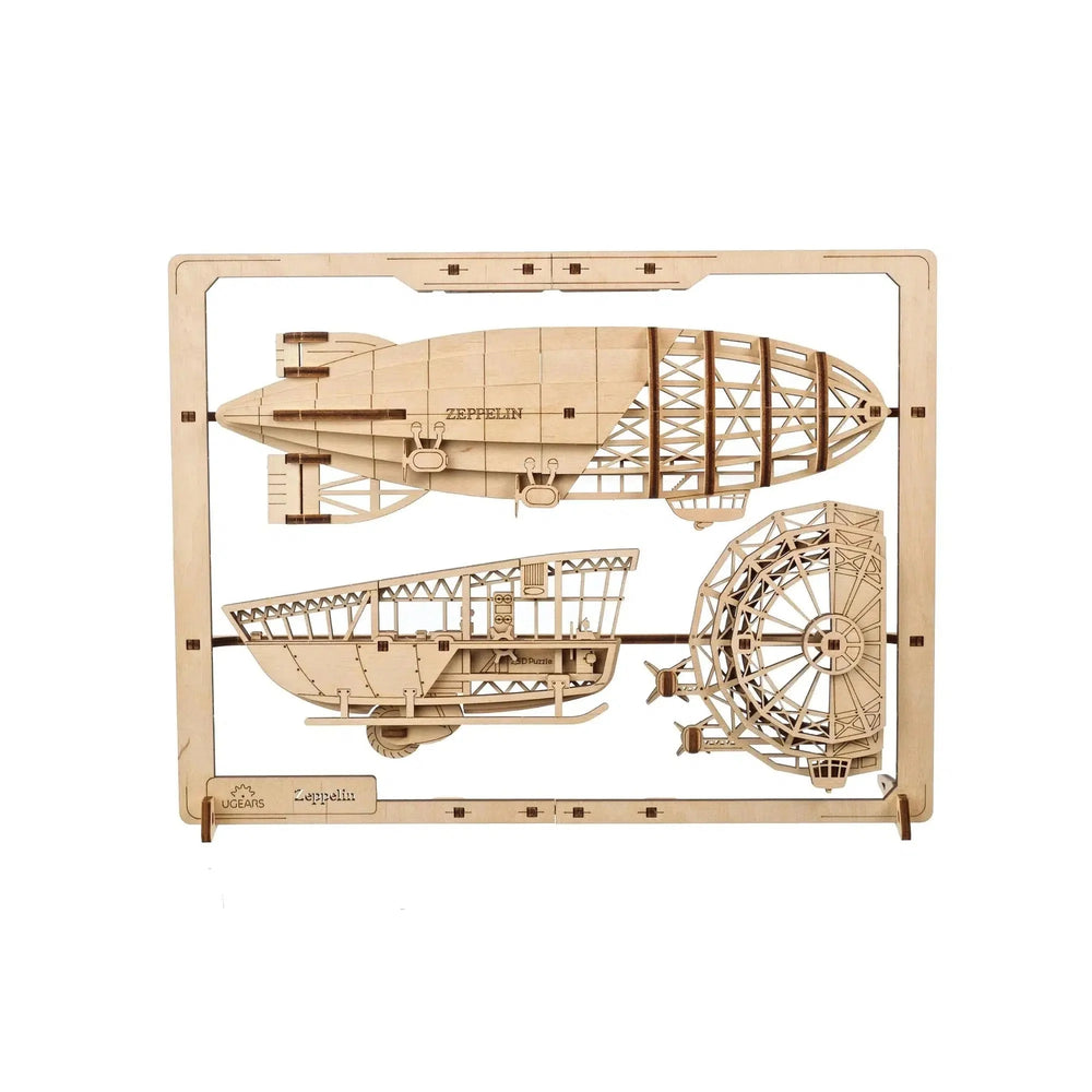 Zeppelin 2.5D Wood Model Kit UGEARS (ONLINE ORDER ONLY)