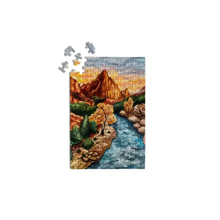 Zion National Park 150 Piece Mini Jigsaw Puzzle Micro Puzzles (ONLINE ORDER ONLY)
