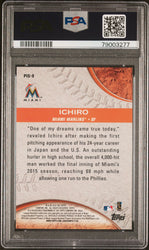 2016 TOPPS PRESSED INTO SERVICE ICHIRO #PIS9 - PSA 10 (Online Order Only)