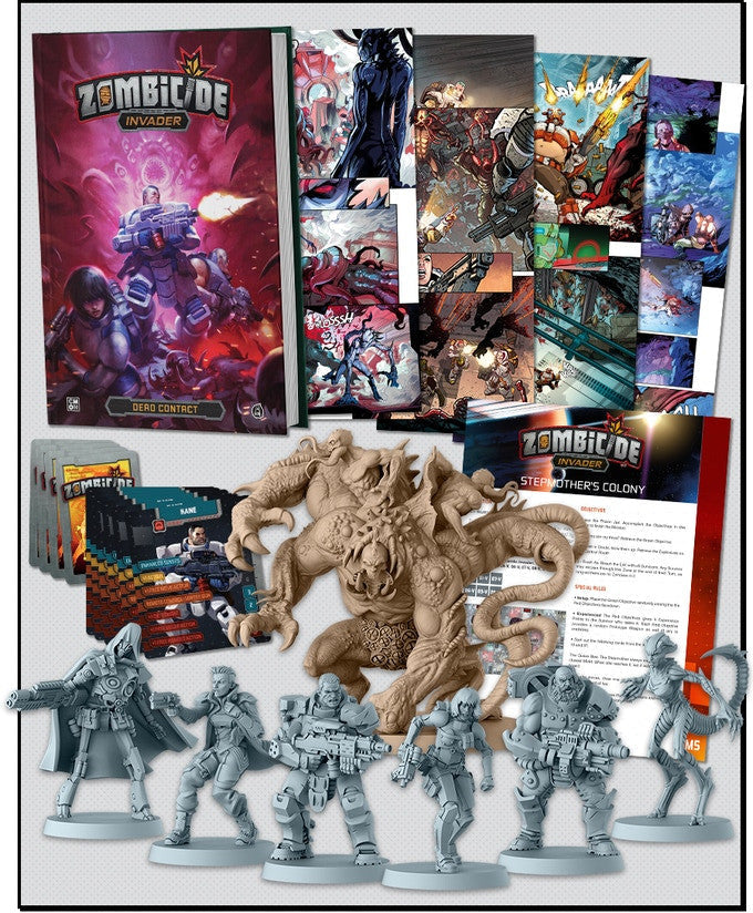 Zombicide: Invader - Dead Contact Graphic Novel + Kickstarter Exclusive Comic Book Extras