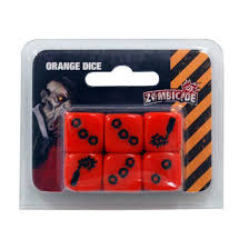 Zombicide: Orange Special Dice (ONLINE ORDER ONLY)