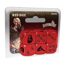 Zombicide: Red Special Dice (ONLINE ORDER ONLY)