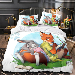 Zootopia Bedding Cosplay Quilt Duvet Covers Decoration Bed (Online Order Only)