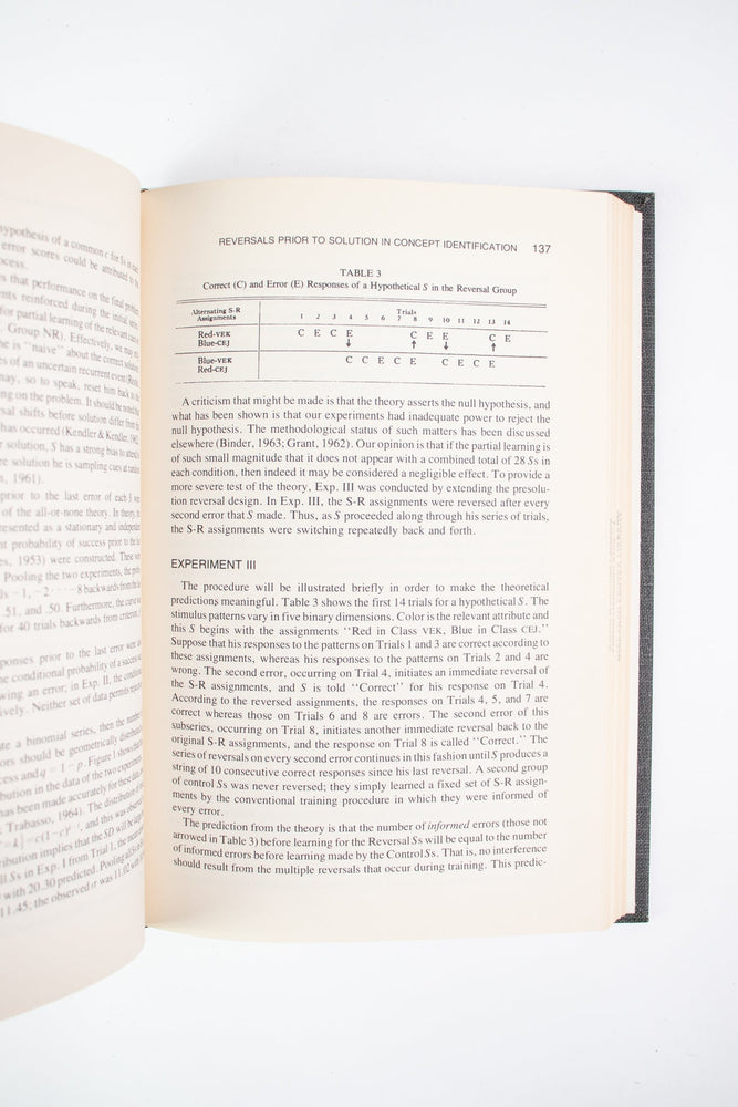 A Cognitive Theory of Learning (ONLINE ORDER ONLY)