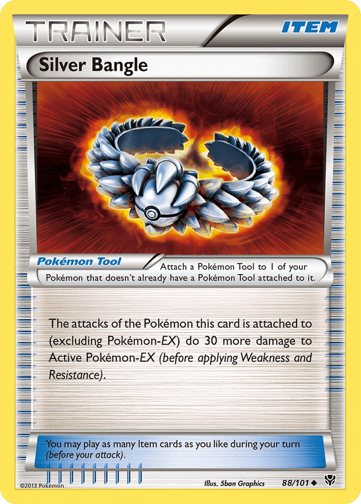 Silver Bangle (88/101) [Black & White: Plasma Blast] (Online Only)