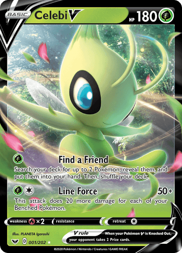 Celebi V (001/202) [Sword & Shield: Base Set] (Online Only)