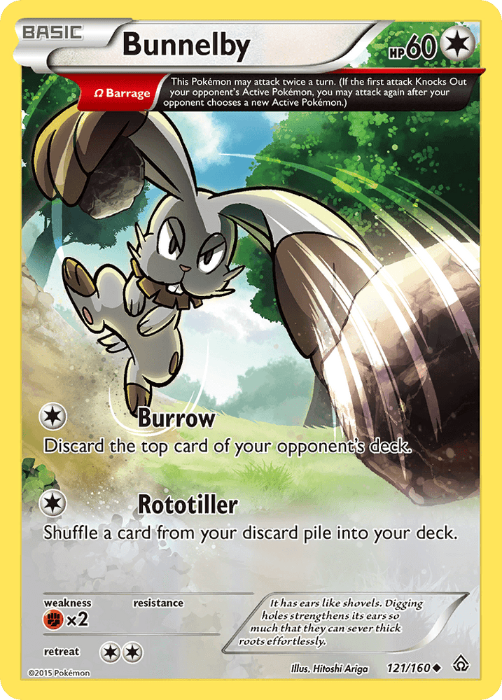 Bunnelby (121/160) [XY: Primal Clash] (Online Only)