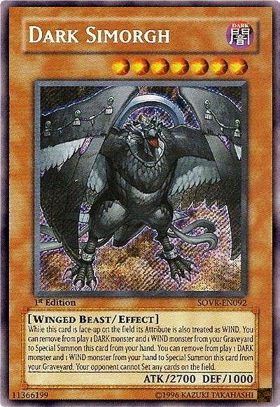 Dark Simorgh [SOVR-EN092] Secret Rare (ONLINE ORDER ONLY)