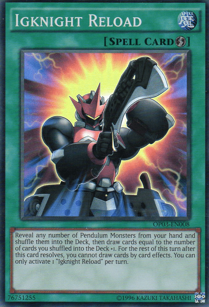 Igknight Reload [OP03-EN008] Super Rare (ONLINE ORDER ONLY)