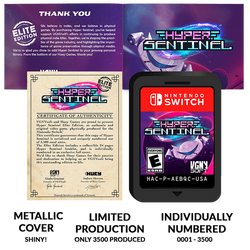 Hyper Sentinel: Elite Edition Bundle with Hyper Sentinel: Cassette (Nintendo Switch) (ONLINE ORDER ONLY)