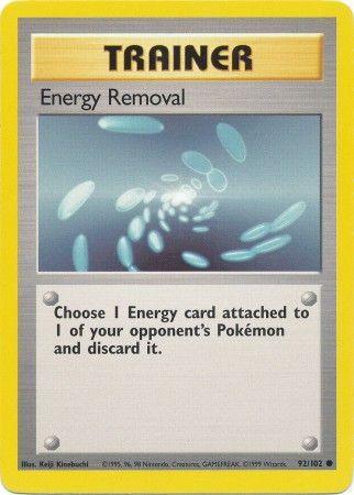 Energy Removal (92/102) [Base Set Unlimited] (Online Only)