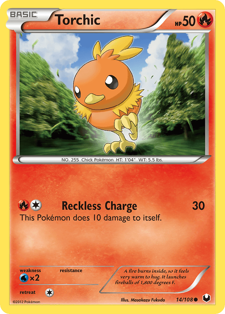 Torchic (14/108) [Black & White: Dark Explorers] (Online Only)
