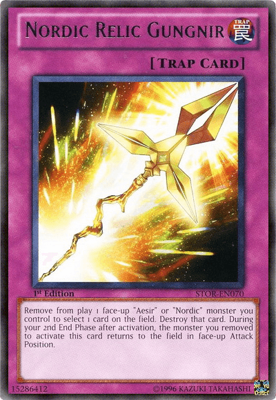 Nordic Relic Gungnir [STOR-EN070] Rare (ONLINE ORDER ONLY)