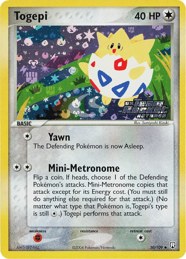 Togepi (50/109) (Stamped) [EX: Team Rocket Returns] (Online Only)