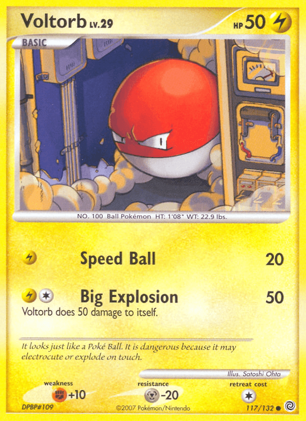 Voltorb (117/132) [Diamond & Pearl: Secret Wonders] (Online Only)