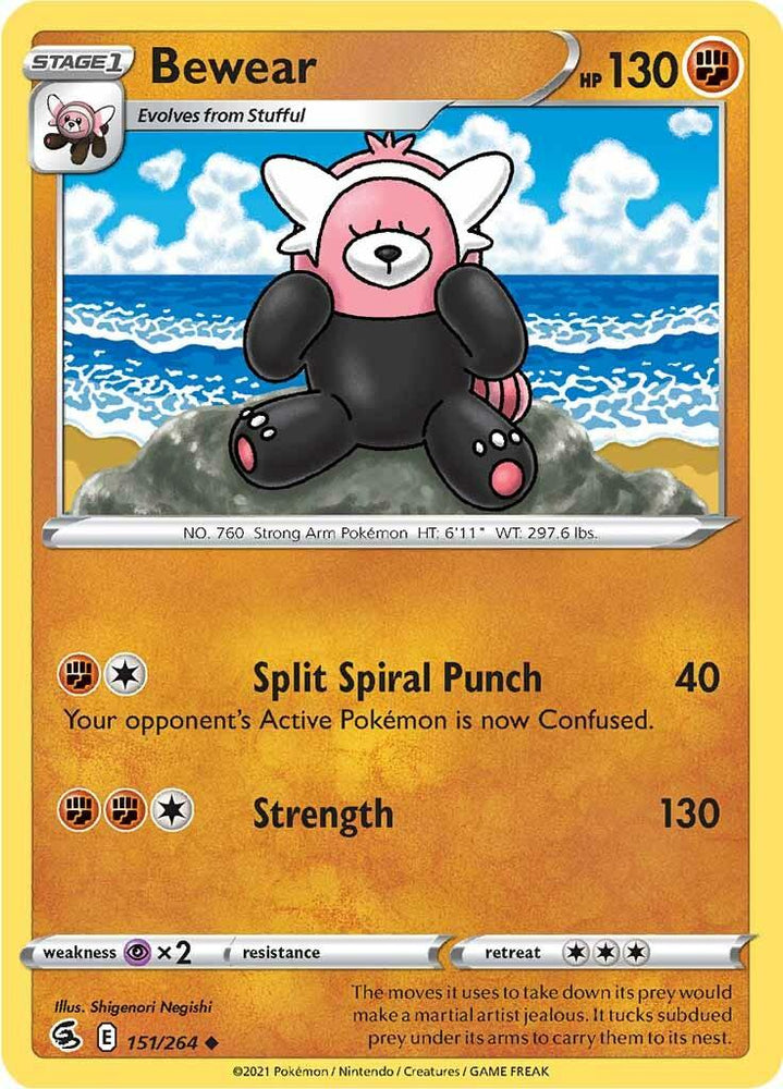 Bewear (151/264) [Sword & Shield: Fusion Strike] (Online Only)