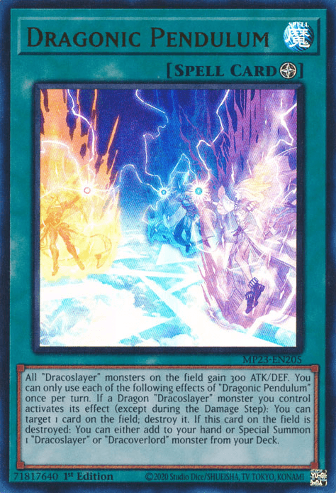 Dragonic Pendulum [MP23-EN205] Ultra Rare (ONLINE ORDER ONLY)