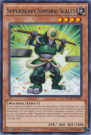 Superheavy Samurai Scales [NECH-EN009] Rare (ONLINE ORDER ONLY)