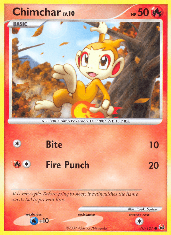 Chimchar (70/127) [Platinum: Base Set] (Online Only)
