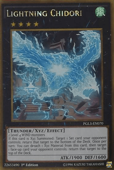 Lightning Chidori [PGL3-EN070] Gold Rare (ONLINE ORDER ONLY)