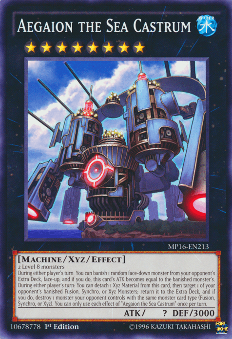 Aegaion the Sea Castrum [MP16-EN213] Common (ONLINE ORDER ONLY)