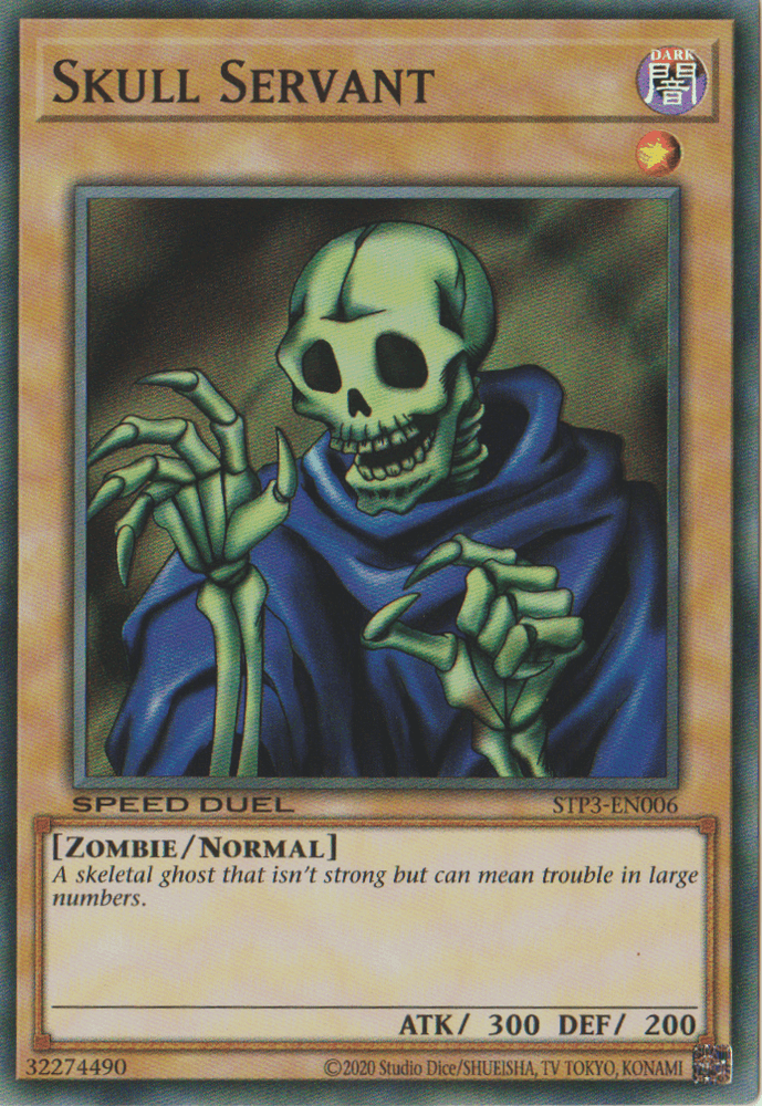 Skull Servant [STP3-EN006] Super Rare (ONLINE ORDER ONLY)