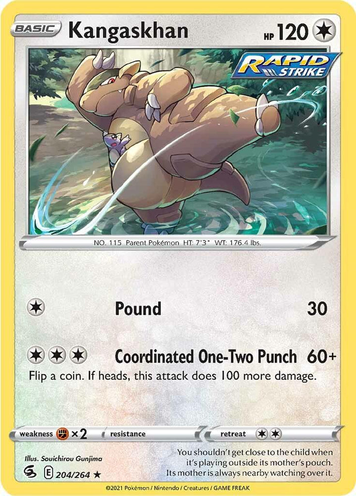 Kangaskhan (204/264) [Sword & Shield: Fusion Strike] (Online Only)