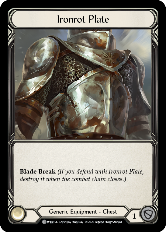 Ironrot Plate [U-WTR156] (Welcome to Rathe Unlimited)  Unlimited Rainbow Foil - Anime Imports LLC