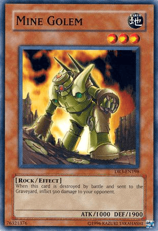 Mine Golem [DR3-EN198] Common (ONLINE ORDER ONLY)