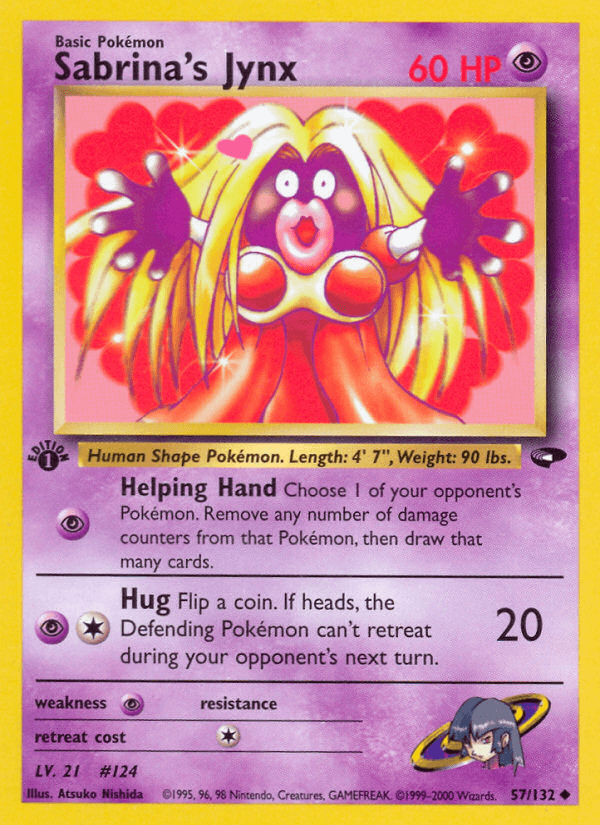 Sabrina's Jynx (57/132) [Gym Challenge 1st Edition] (Online Only)
