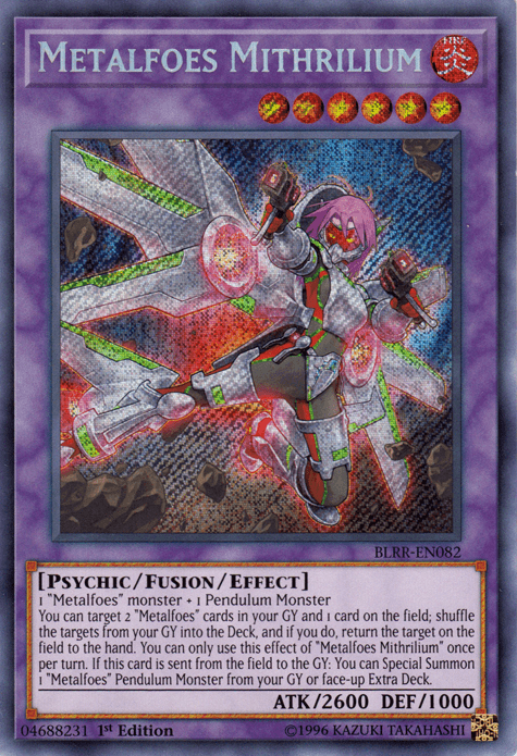 Metalfoes Mithrilium [BLRR-EN082] Secret Rare (ONLINE ORDER ONLY)
