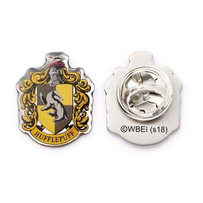 Hufflepuff House Harry Potter Crest Pin (Online Order Only)