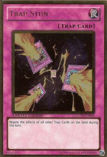 Trap Stun [GLD4-EN050] Gold Rare (ONLINE ORDER ONLY)