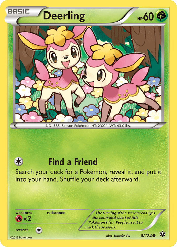 Deerling (8/124) [XY: Fates Collide] (Online Only)