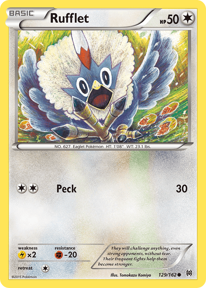 Rufflet (129/162) [XY: BREAKthrough] (Online Only)