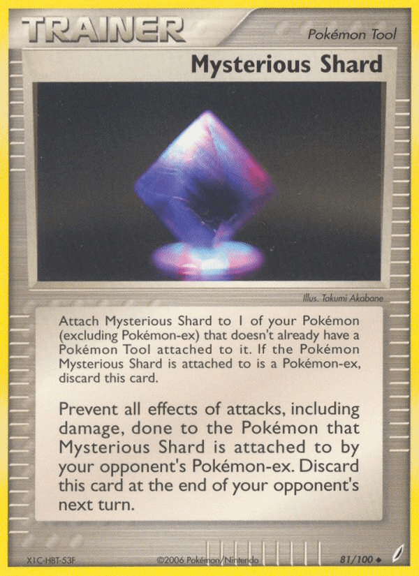 Mysterious Shard (81/100) [EX: Crystal Guardians] (Online Only)