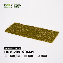 Gamers Grass Tufts: Dry Green- Tiny (ONLINE ORDER ONLY)