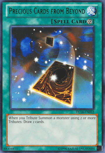 Precious Cards from Beyond (Green) [DL14-EN012] Rare (ONLINE ORDER ONLY)