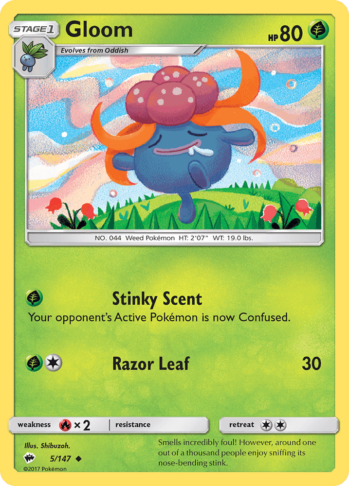 Gloom (5/147) [Sun & Moon: Burning Shadows] (Online Only)
